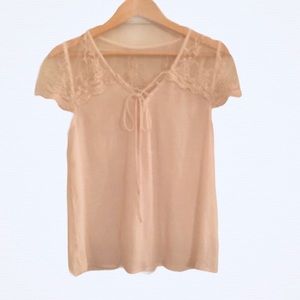 Mine brand cap sleeve top